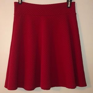 *RED SKATER SKIRT*